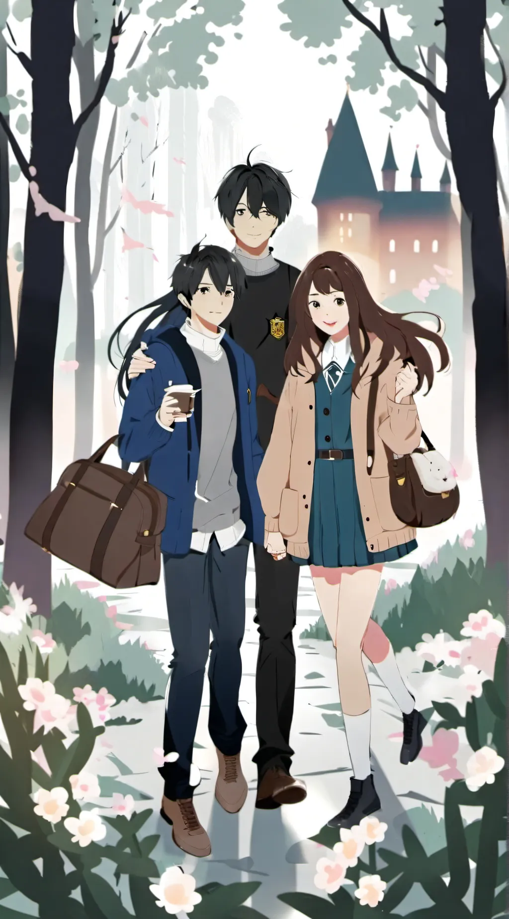 ai character: Hogwarts nightmare background