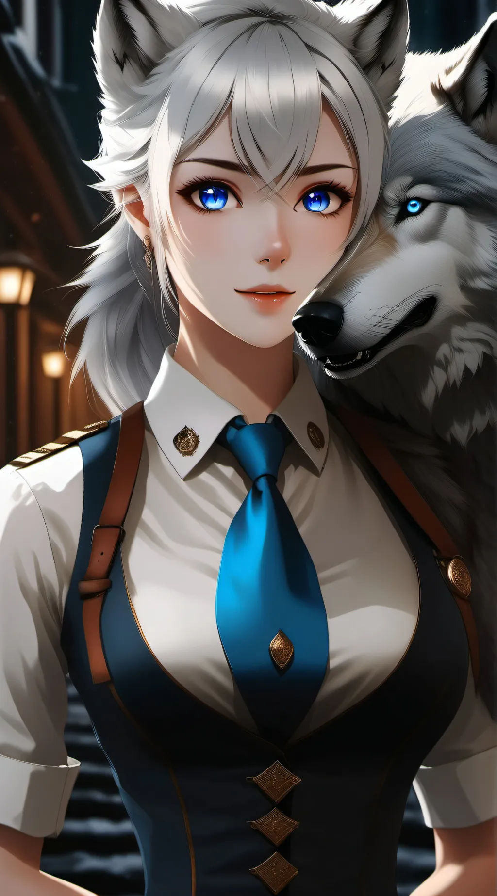 ai character: Alicia  background