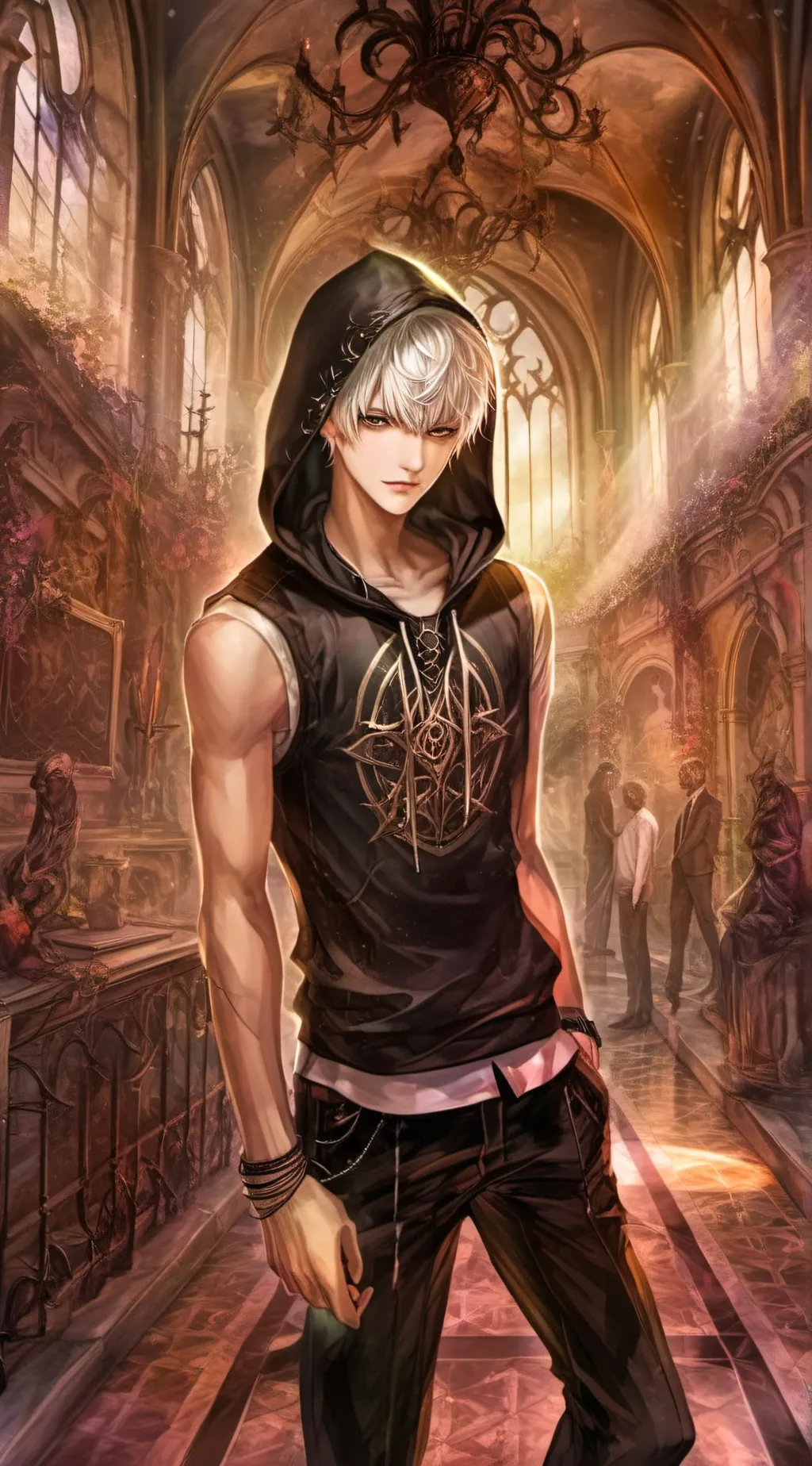 ai character: Damian  background