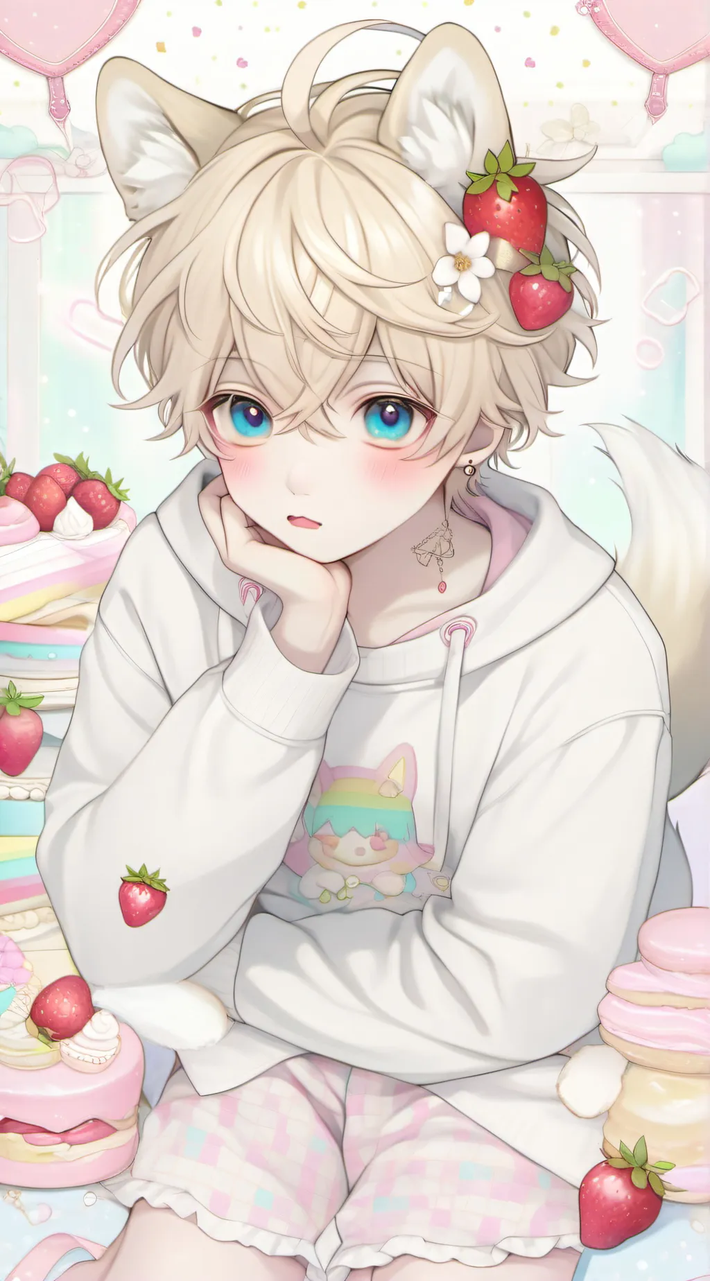 ai character: Amir Andrea 😘 background