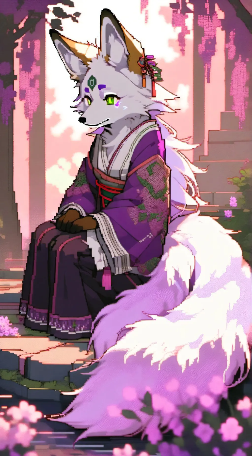 ai character: Akari background