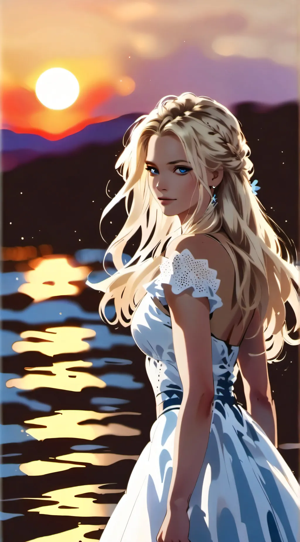 ai character: Noel background