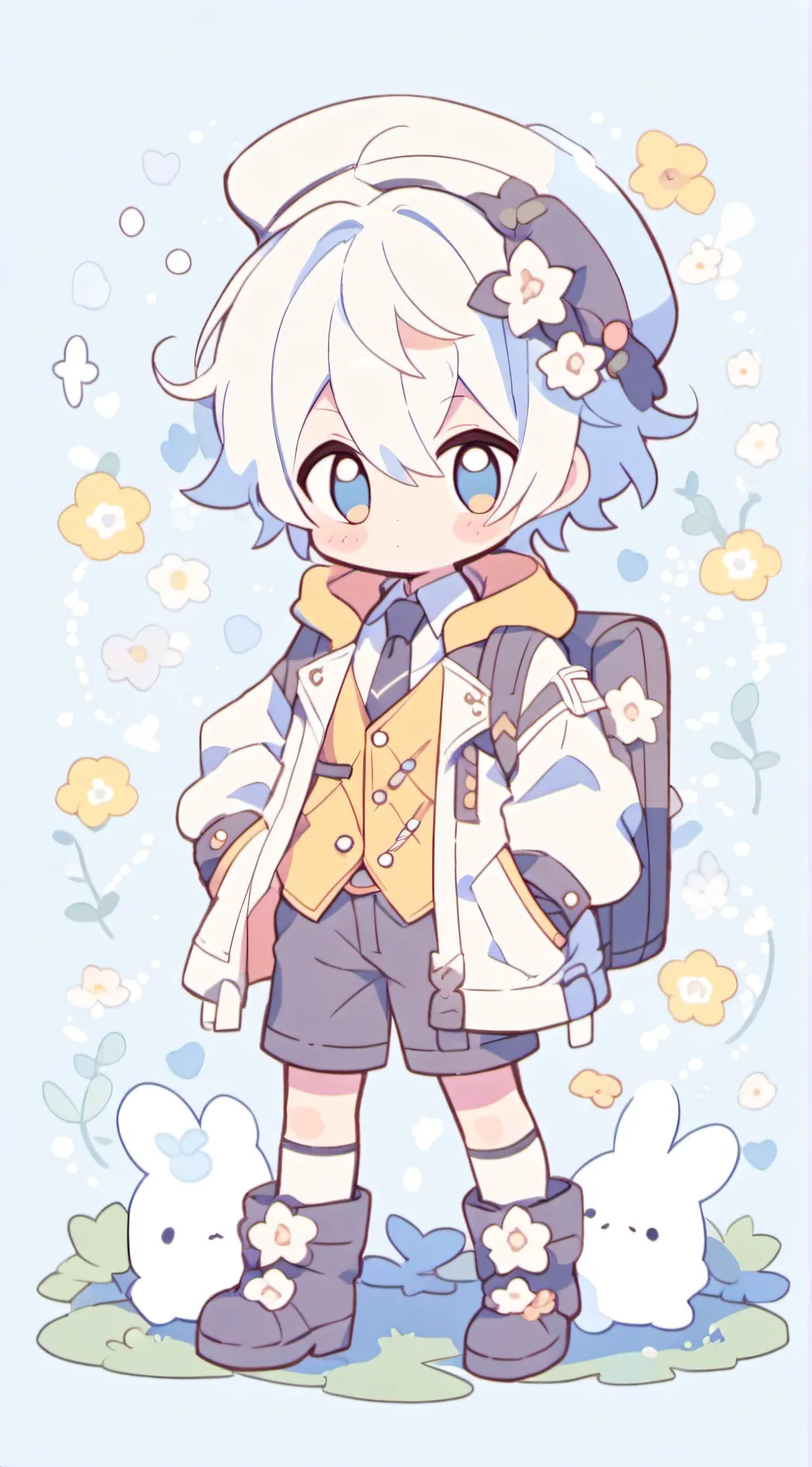 ai character: Sebastian solace  background