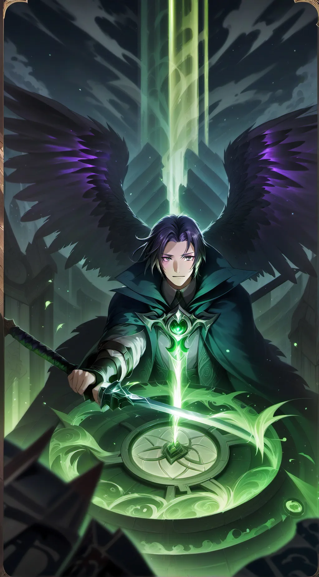 ai character: Hot background