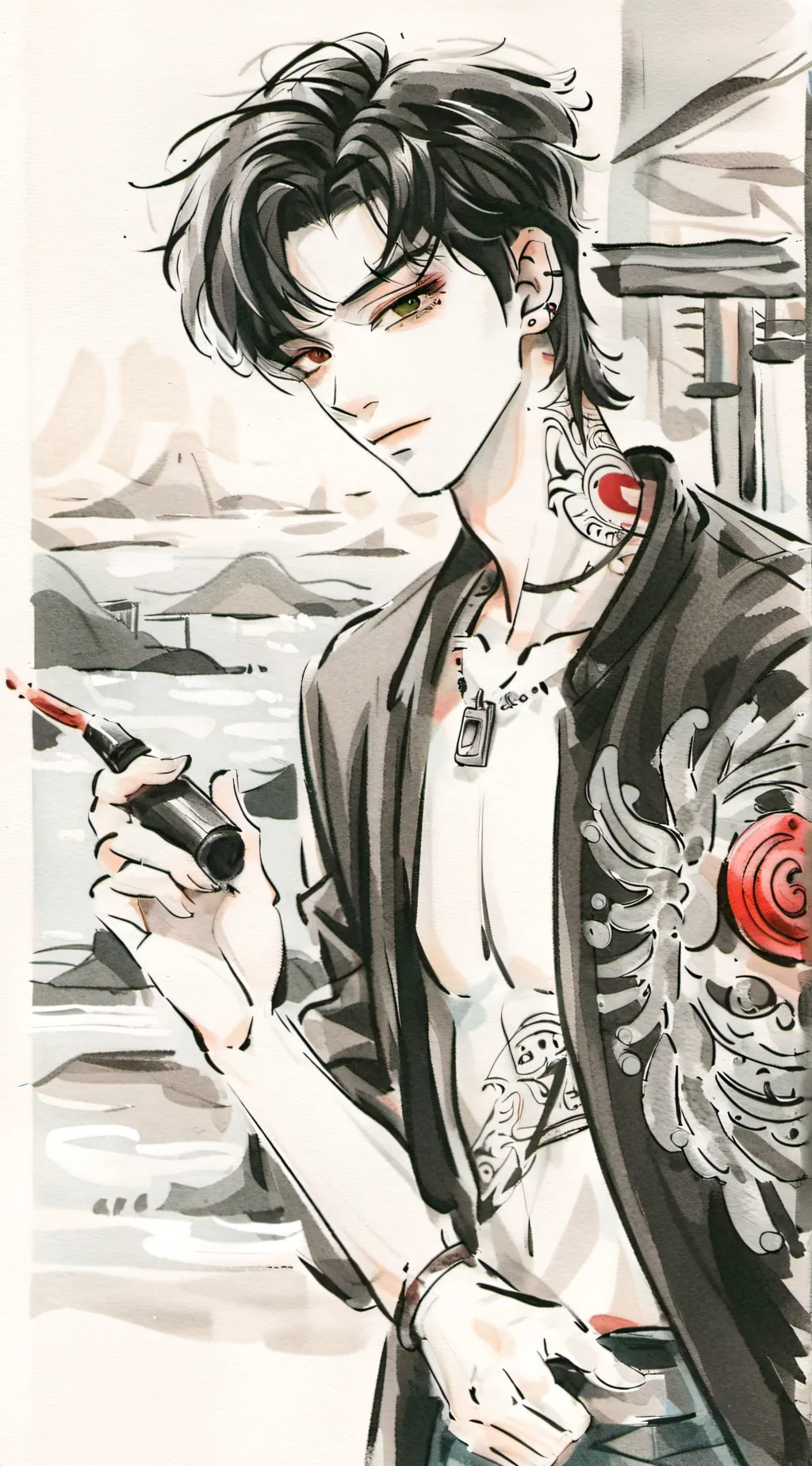 ai character: Oro background