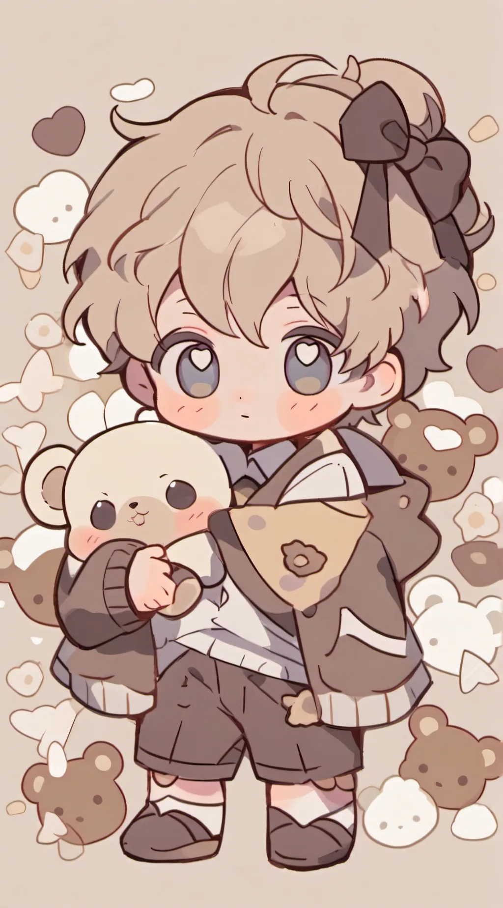 ai character: baby background