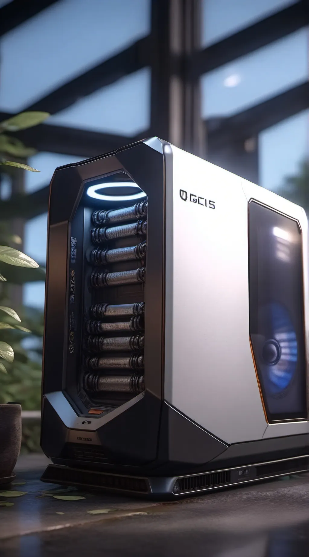 ai character: tv is cool background