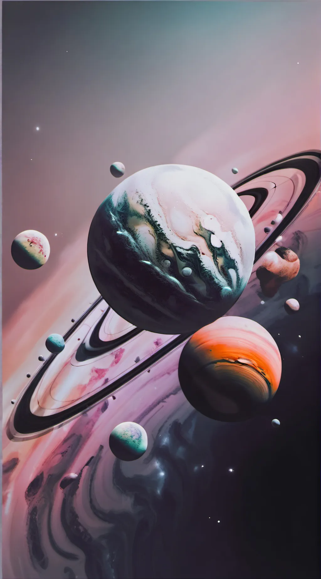 ai character: SolarBalls x BFB background