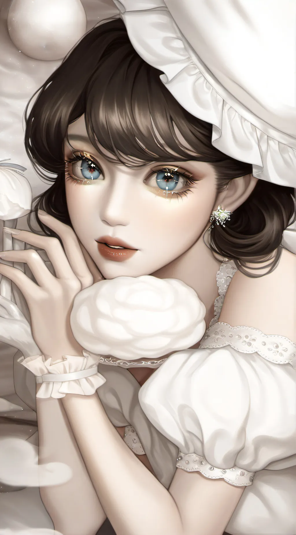 ai character: girlfriend  background