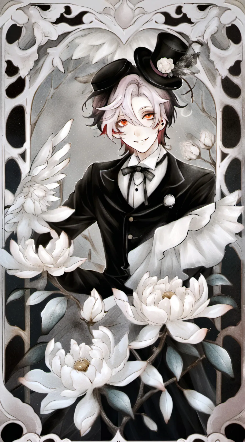 ai character: radioapple background