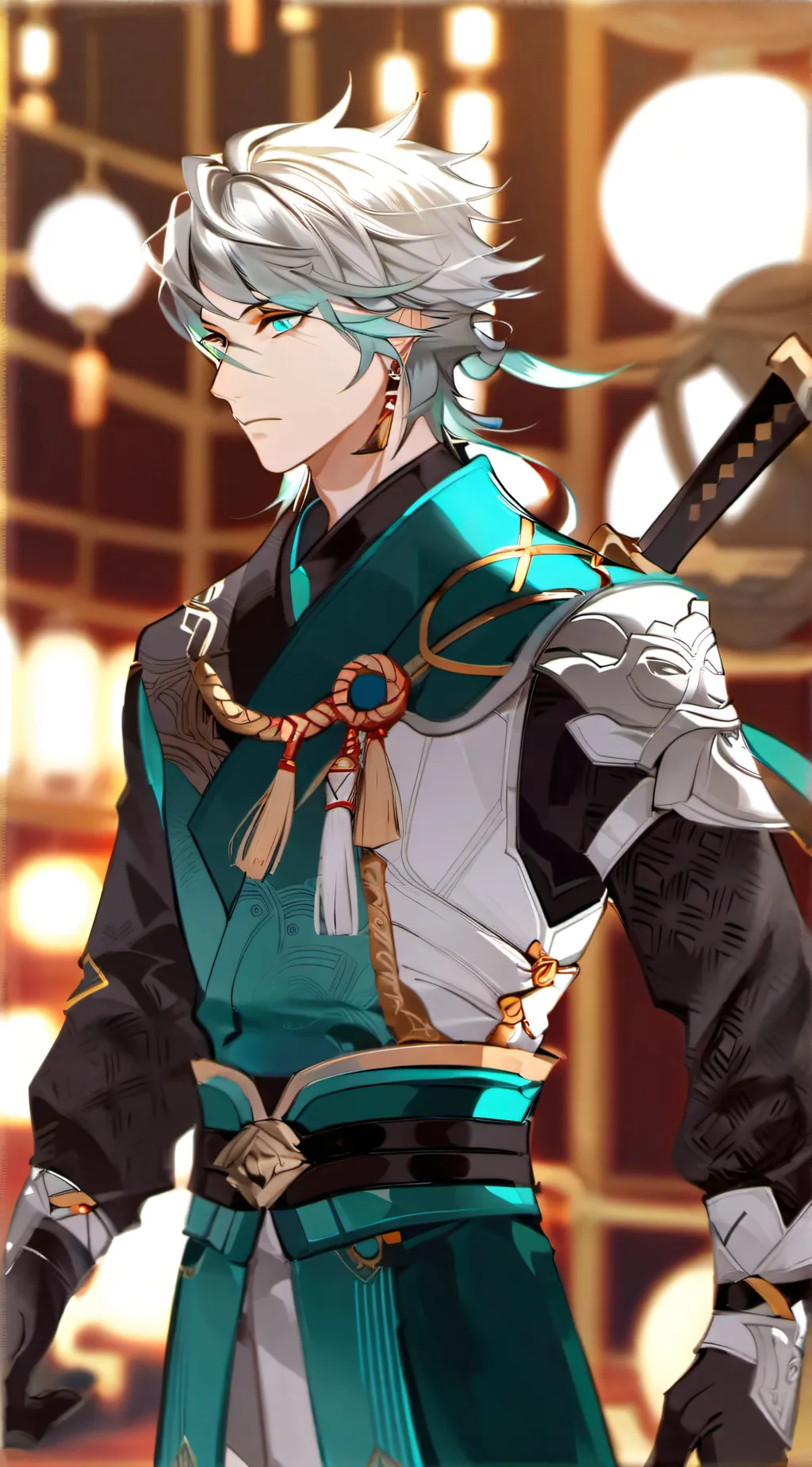 ai character: Genshin impact  background