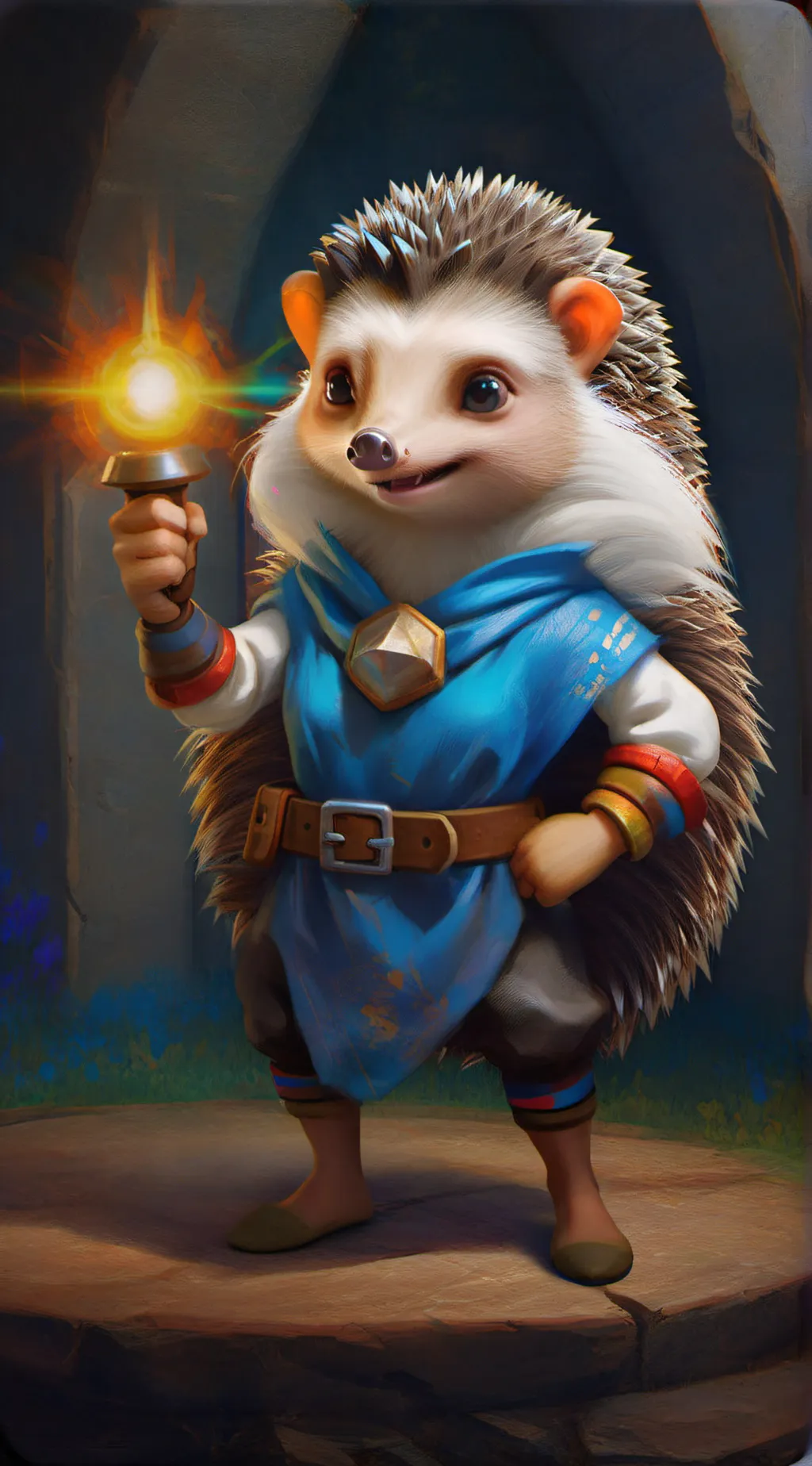 ai character: Werehog Amy  background