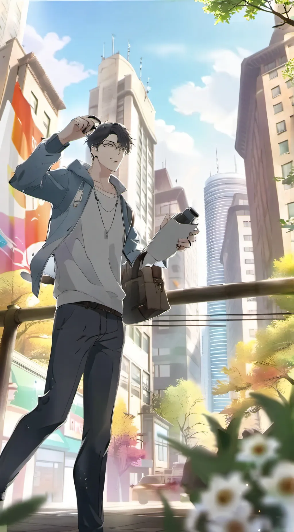 ai character: Ray  background