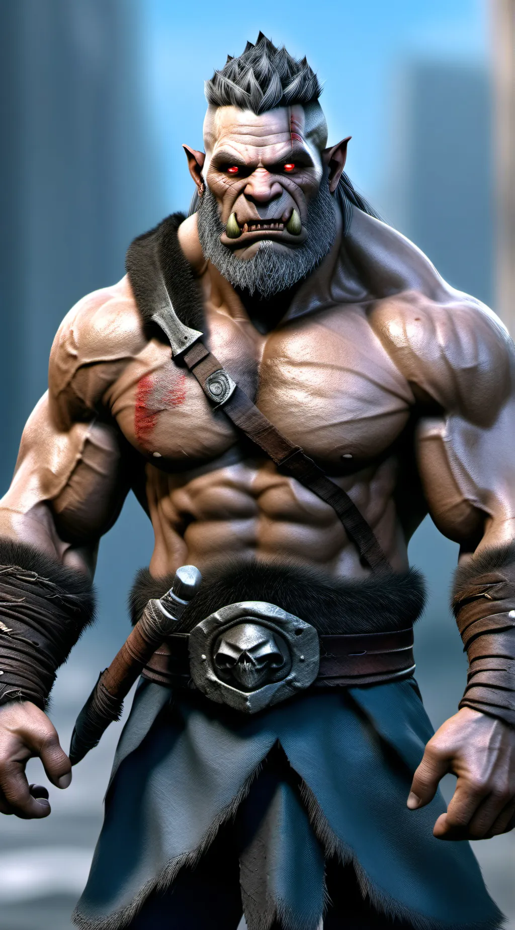 ai character: Garosh background