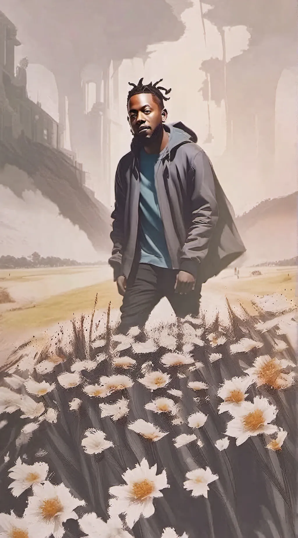 ai character: Kendrick Lamar background