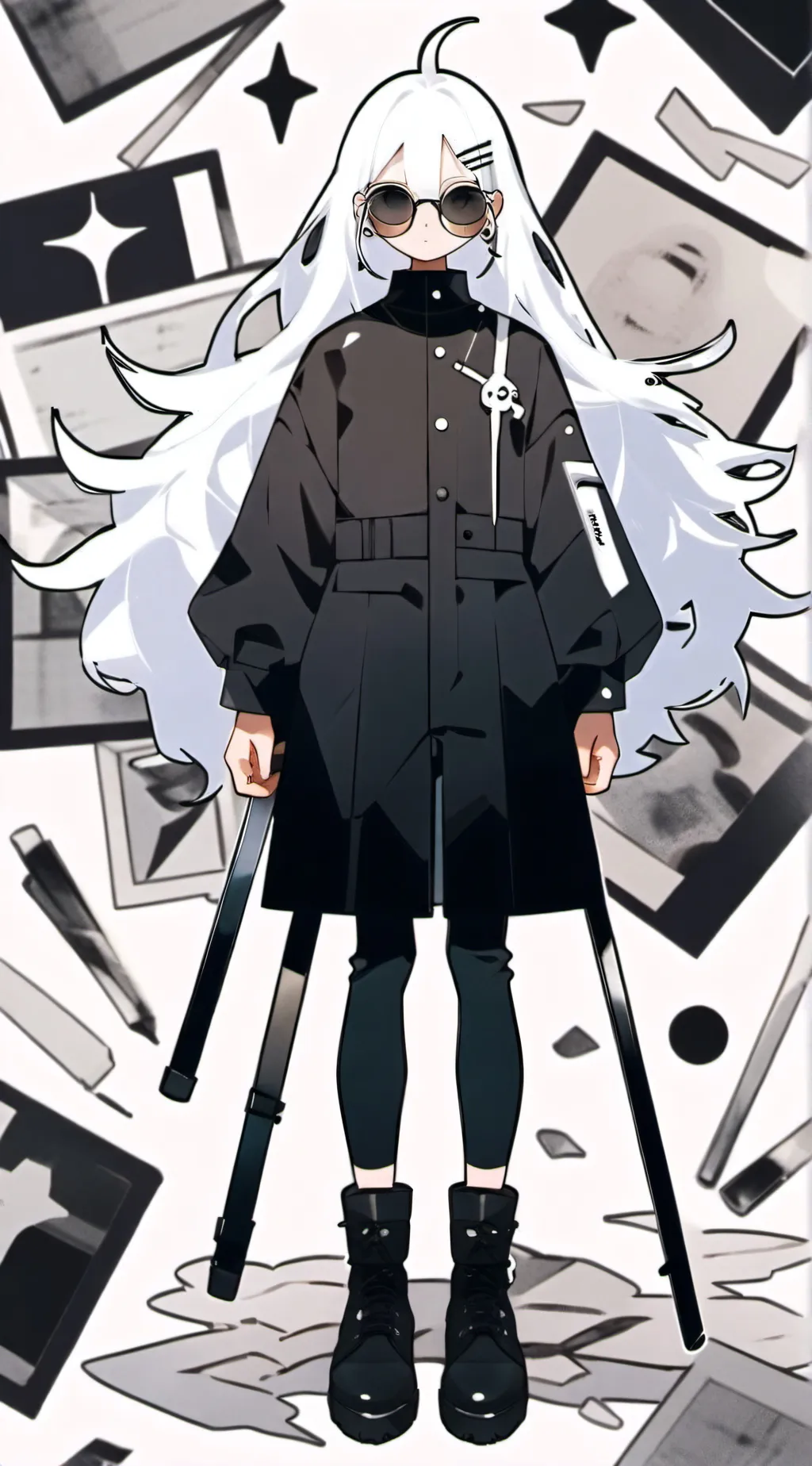 ai character: beach with ur bf background