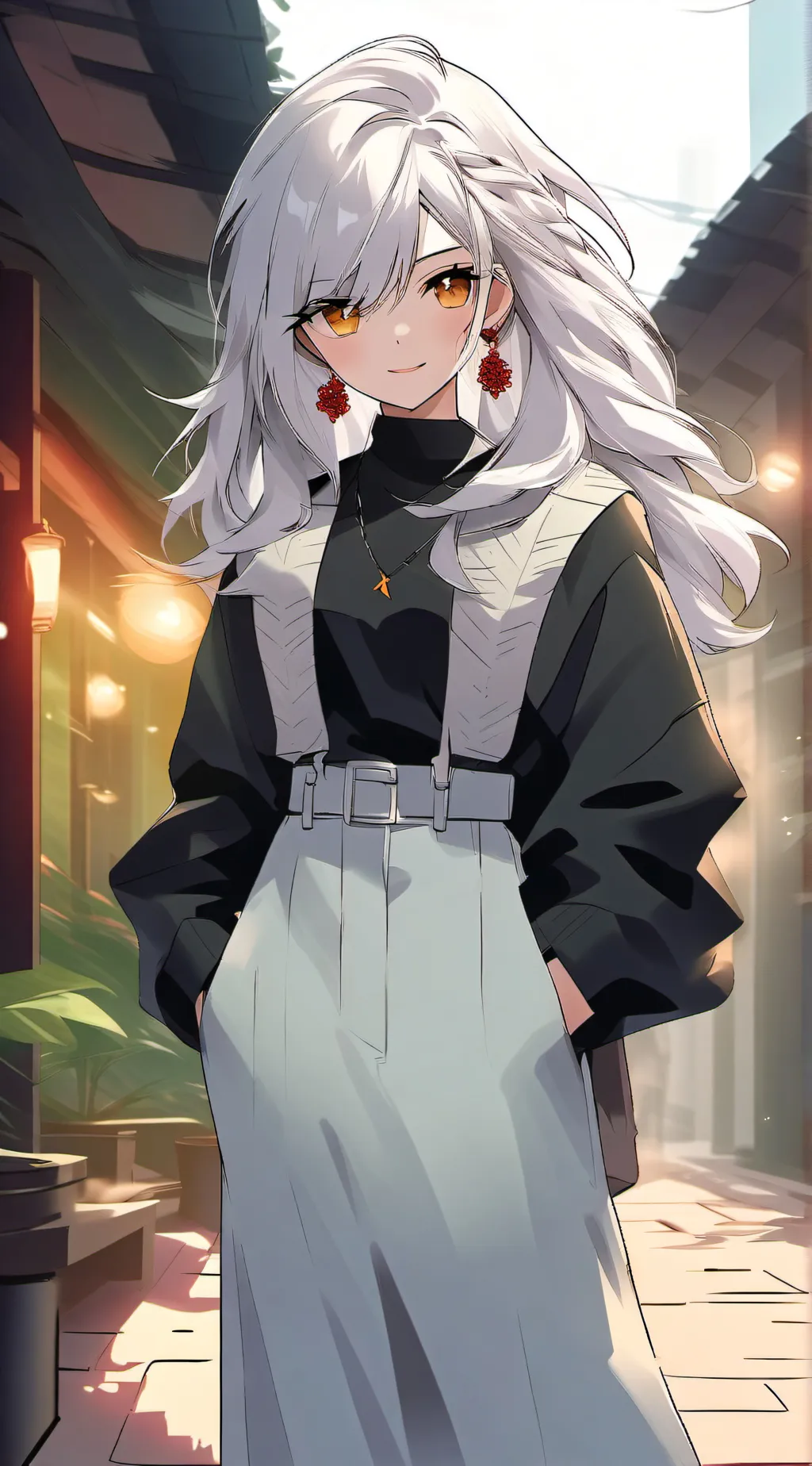 ai character: Jeanne  background