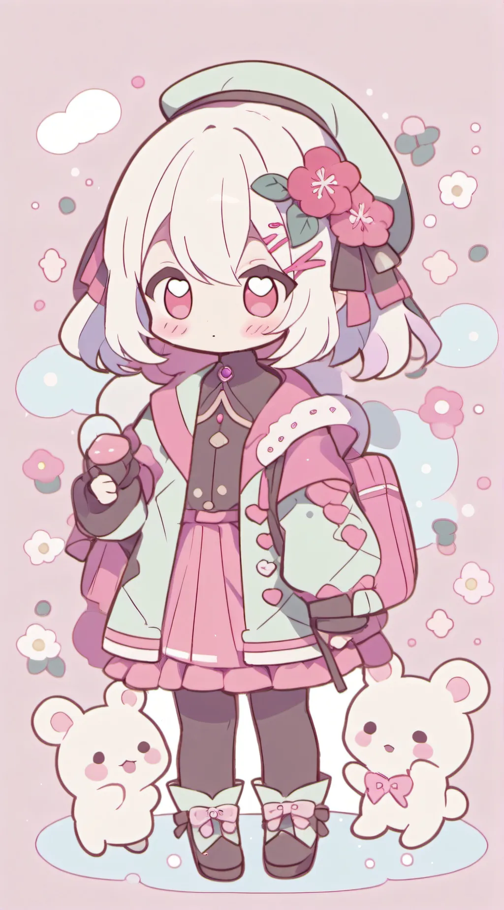 ai character: Salem skunk background