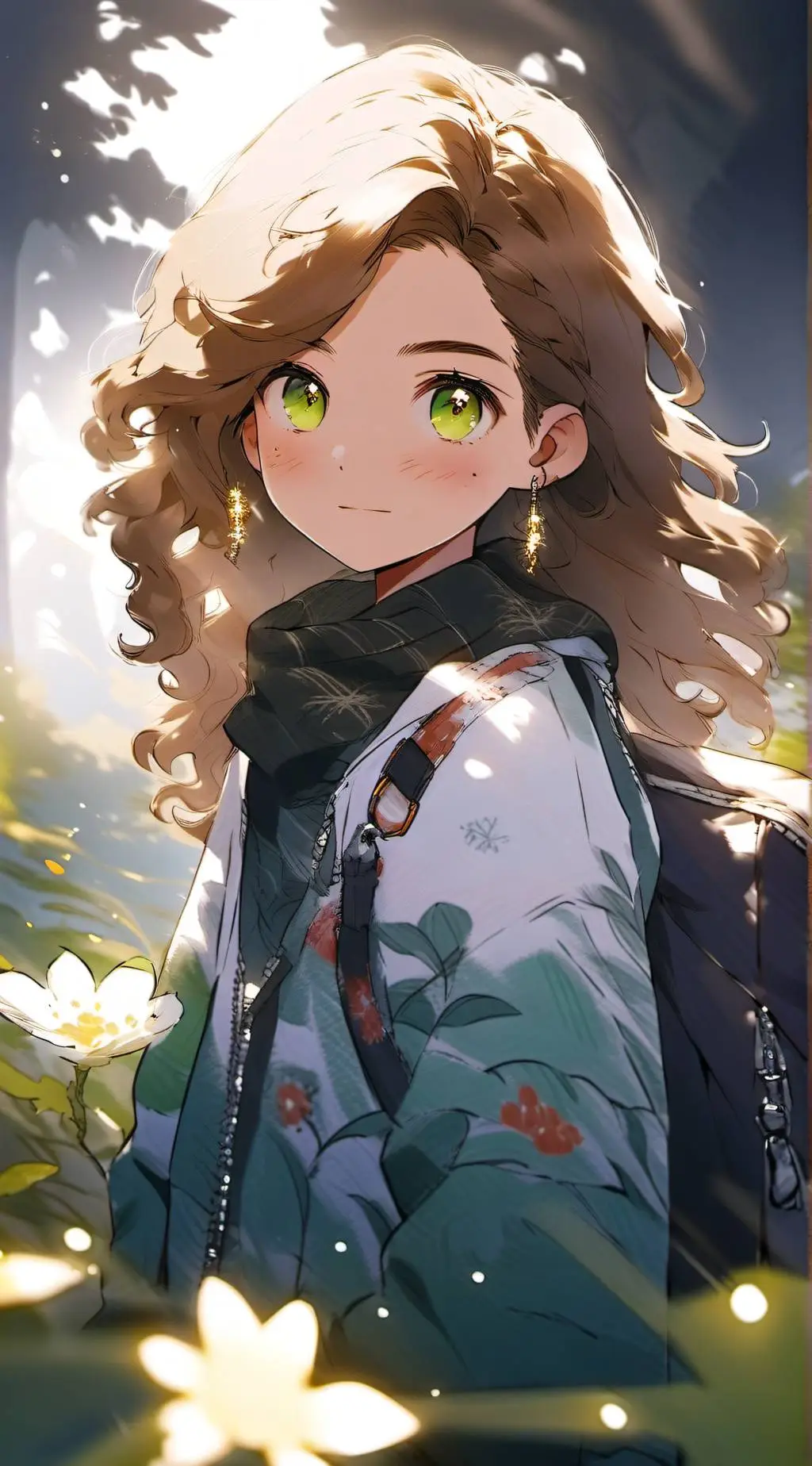 ai character: Young Katie background