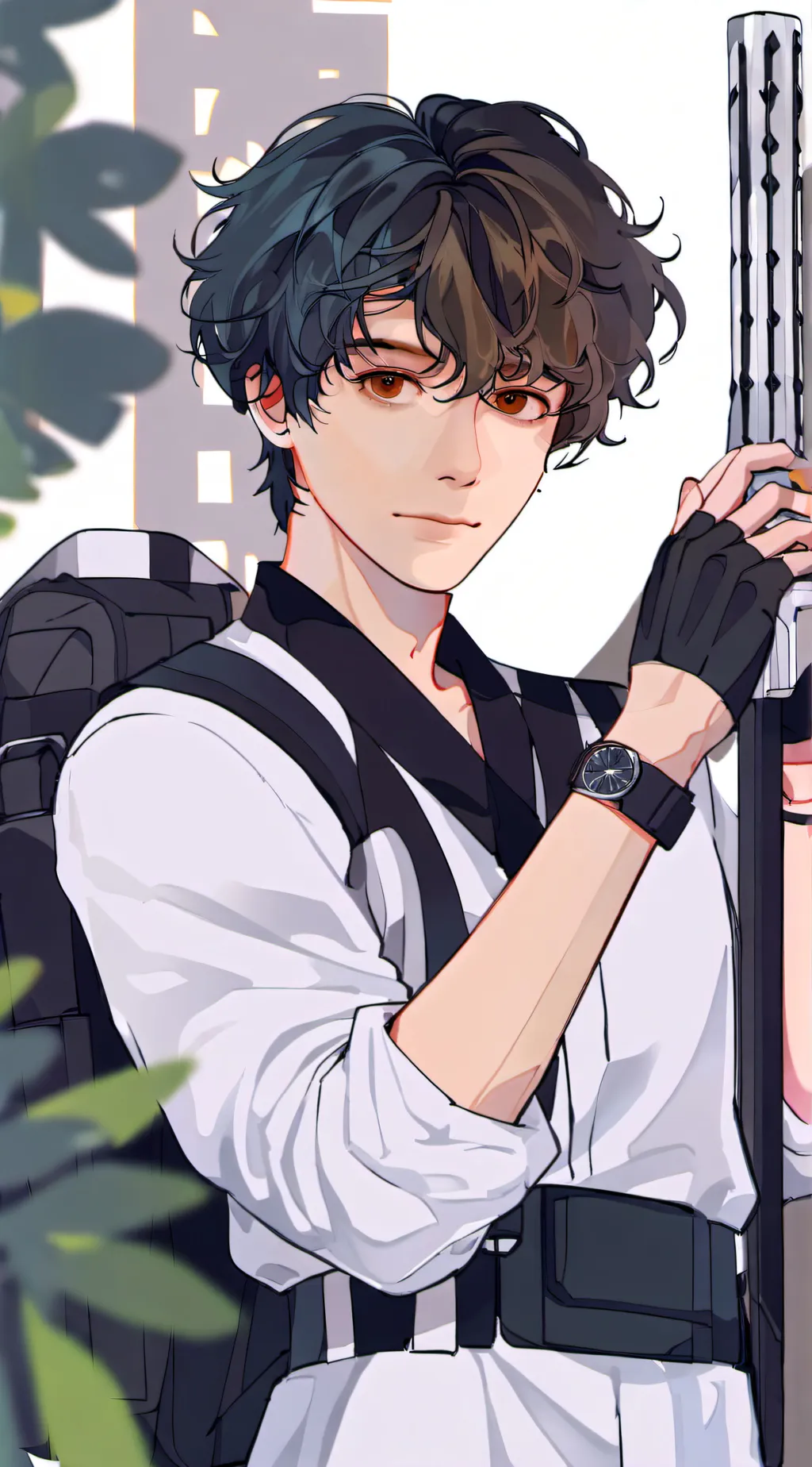 ai character: Shiro Kinae  background