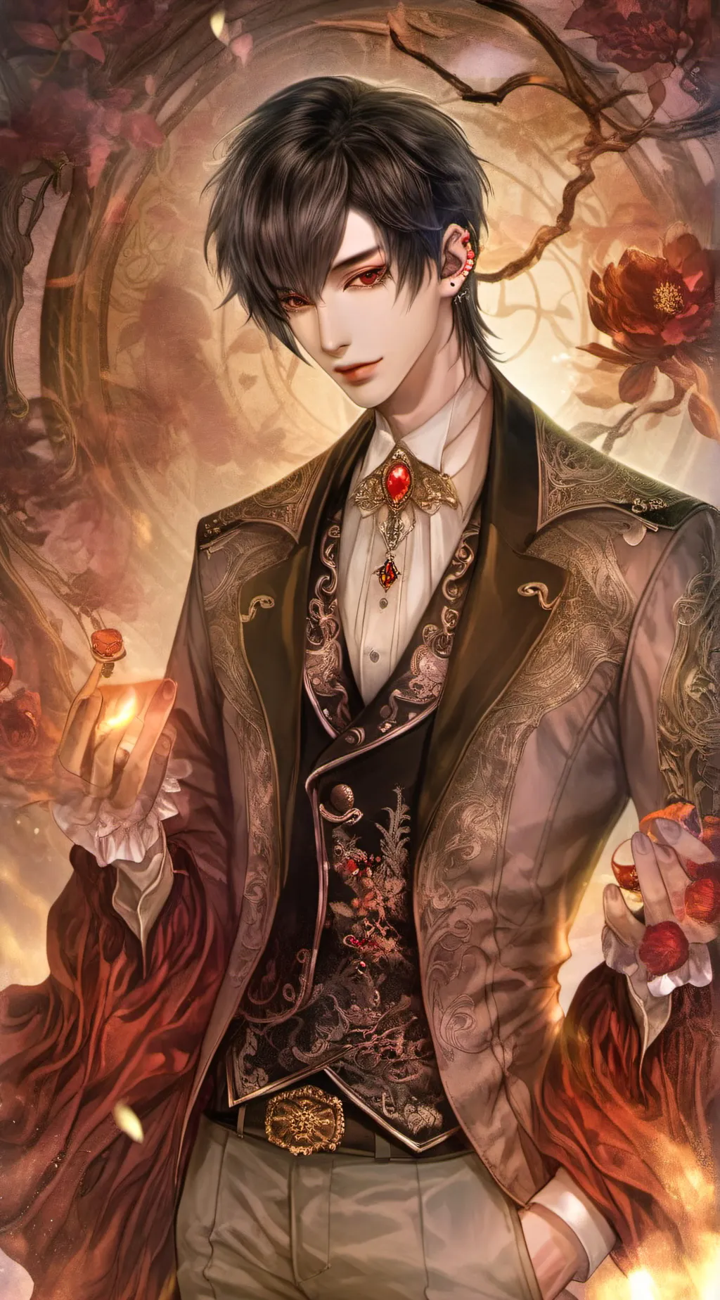 ai character: *~TXT~* background