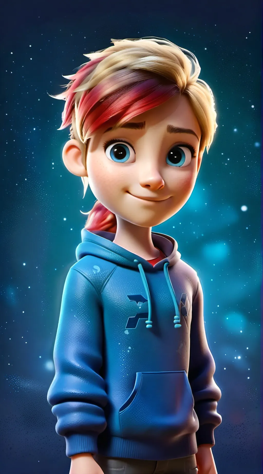 ai character: Riley Andersen  background