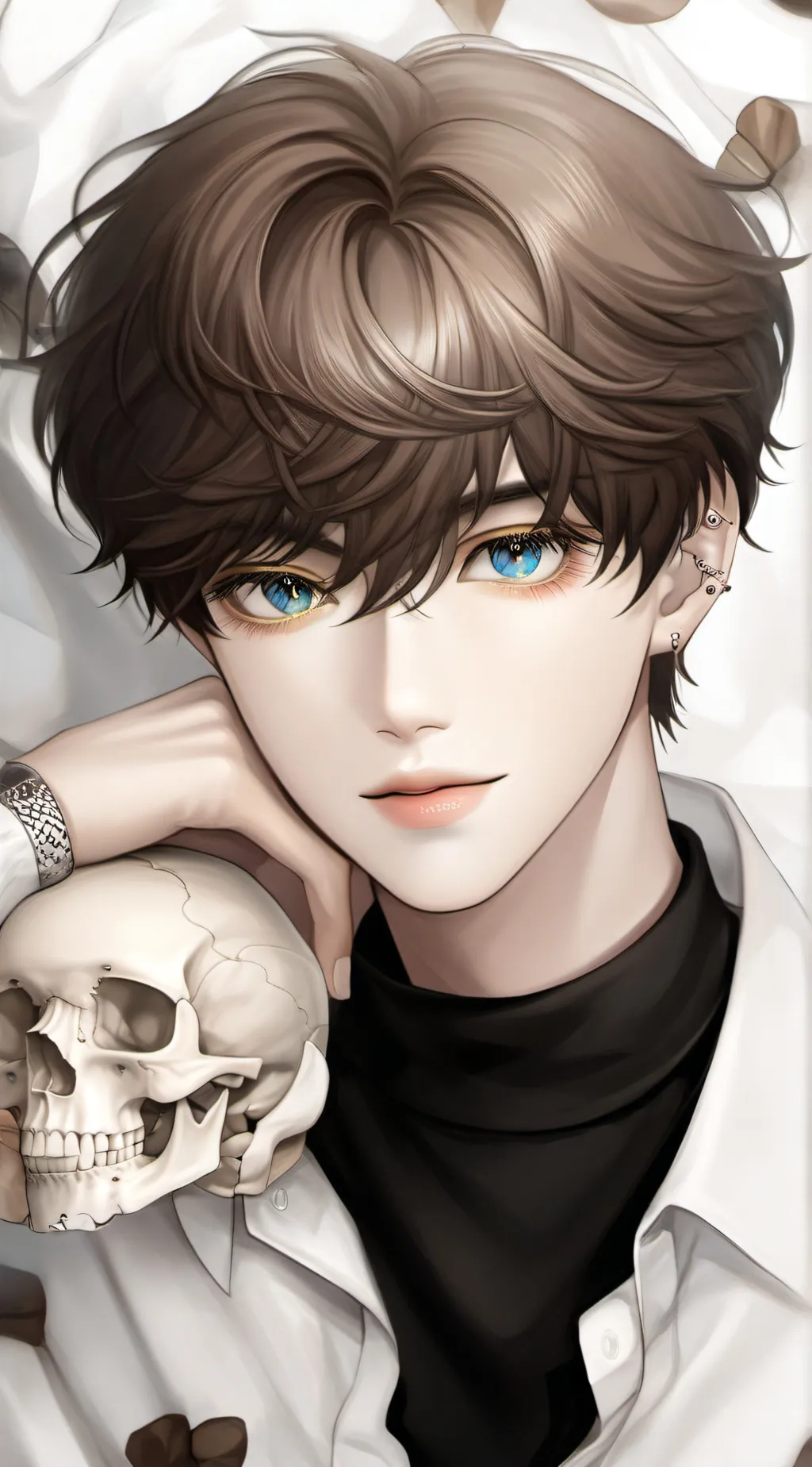 ai character: Finely  background