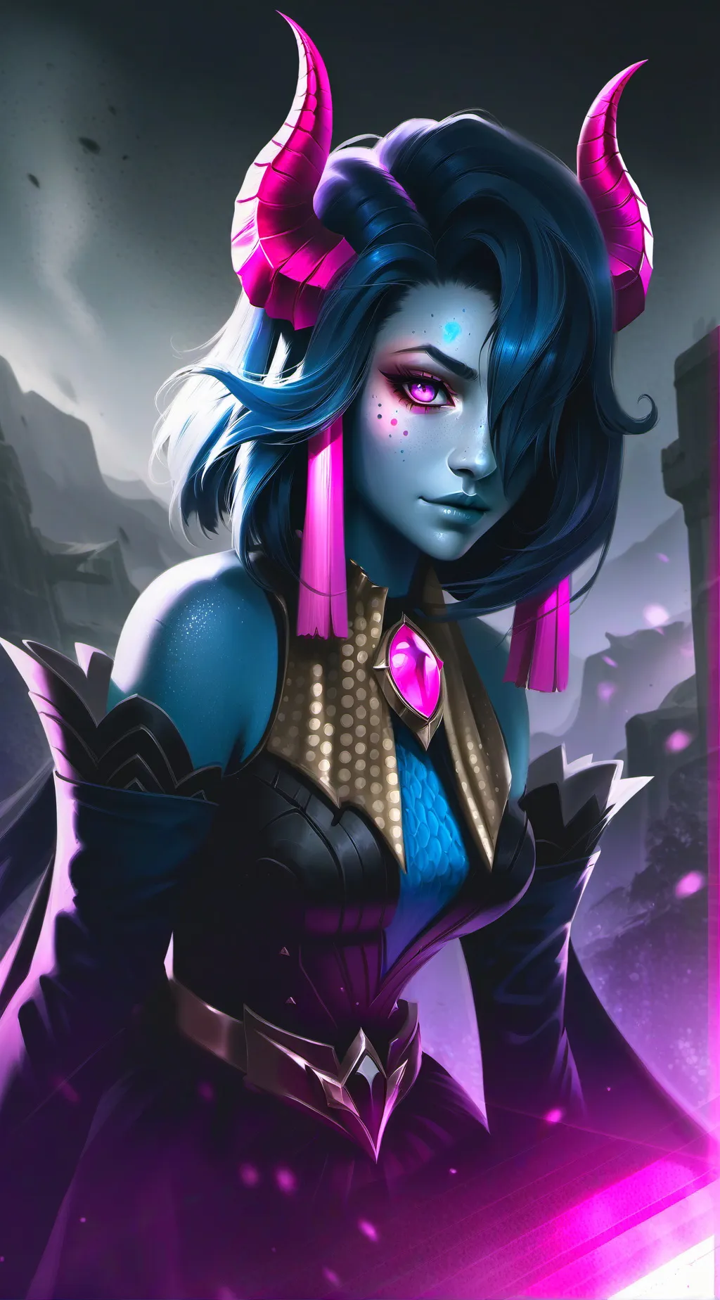 ai character: ✨️mha goddess✨️  background