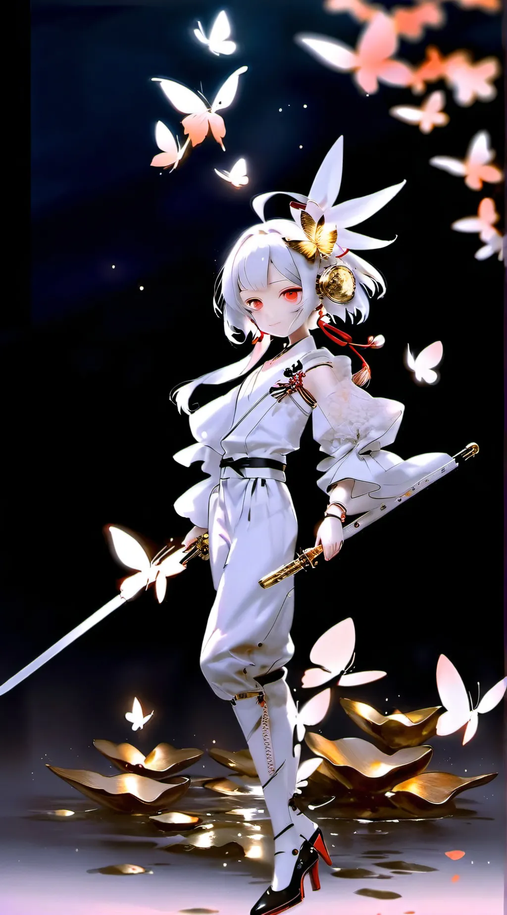 ai character: butterfly girl 12: background
