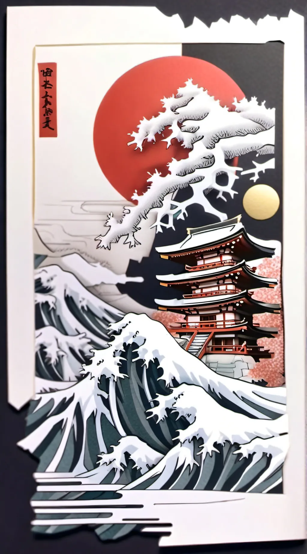 ai character: USA and Japan background