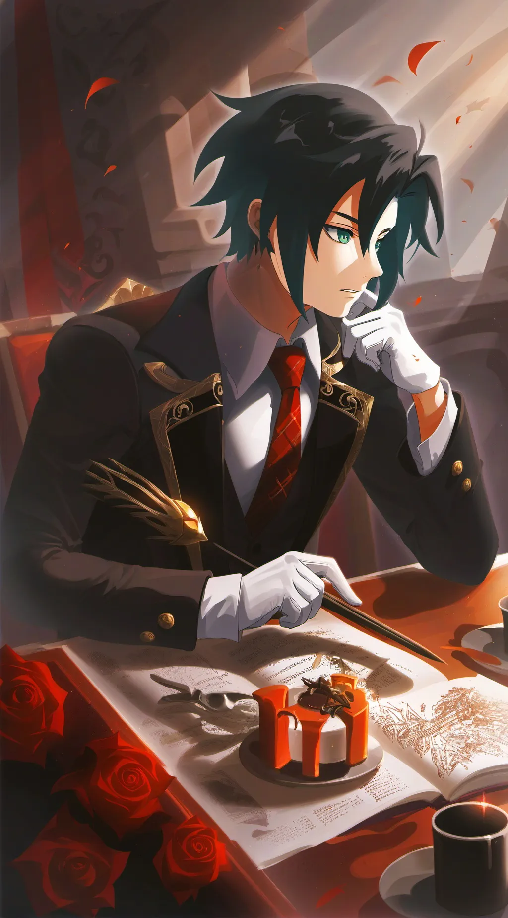 ai character: Tomioka 😃 background