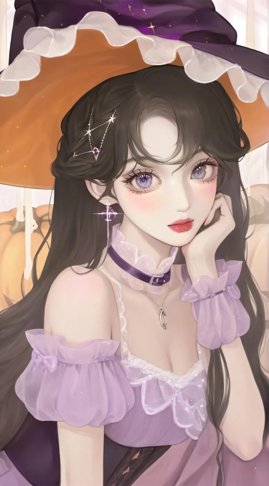 ai character: Rose background