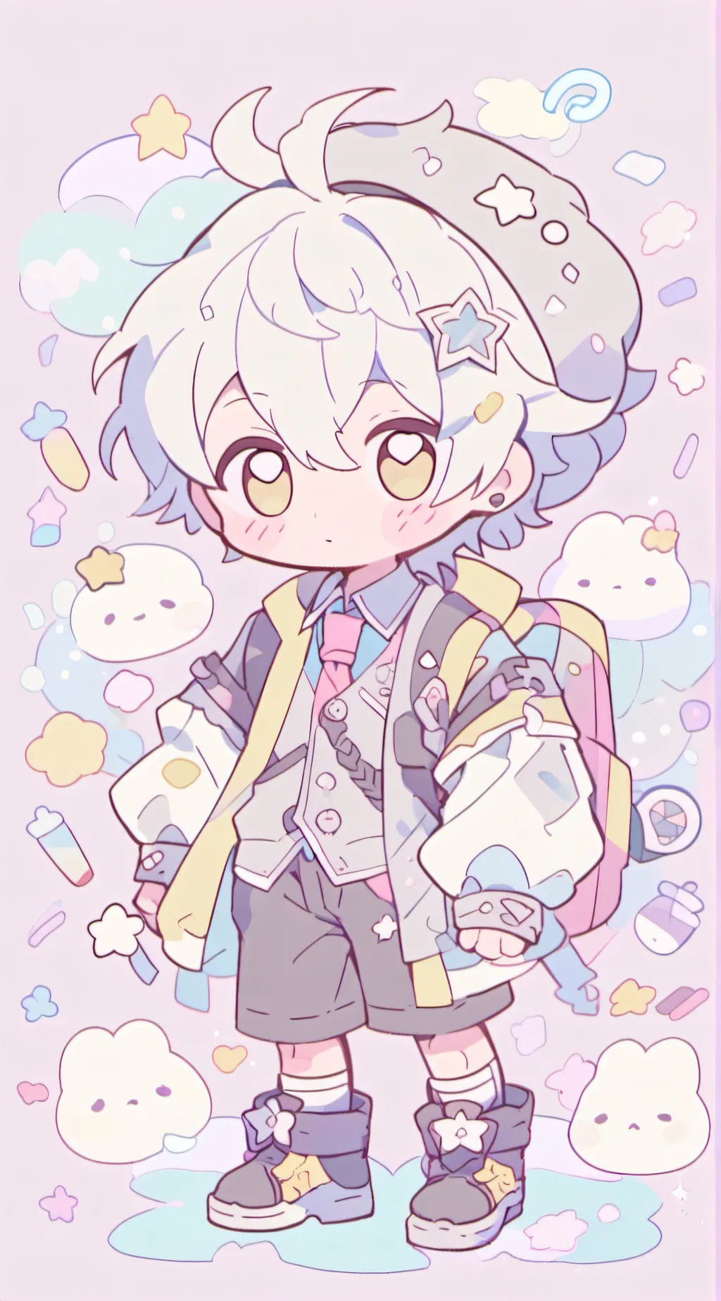 ai character: Usui × Zenitsu  background