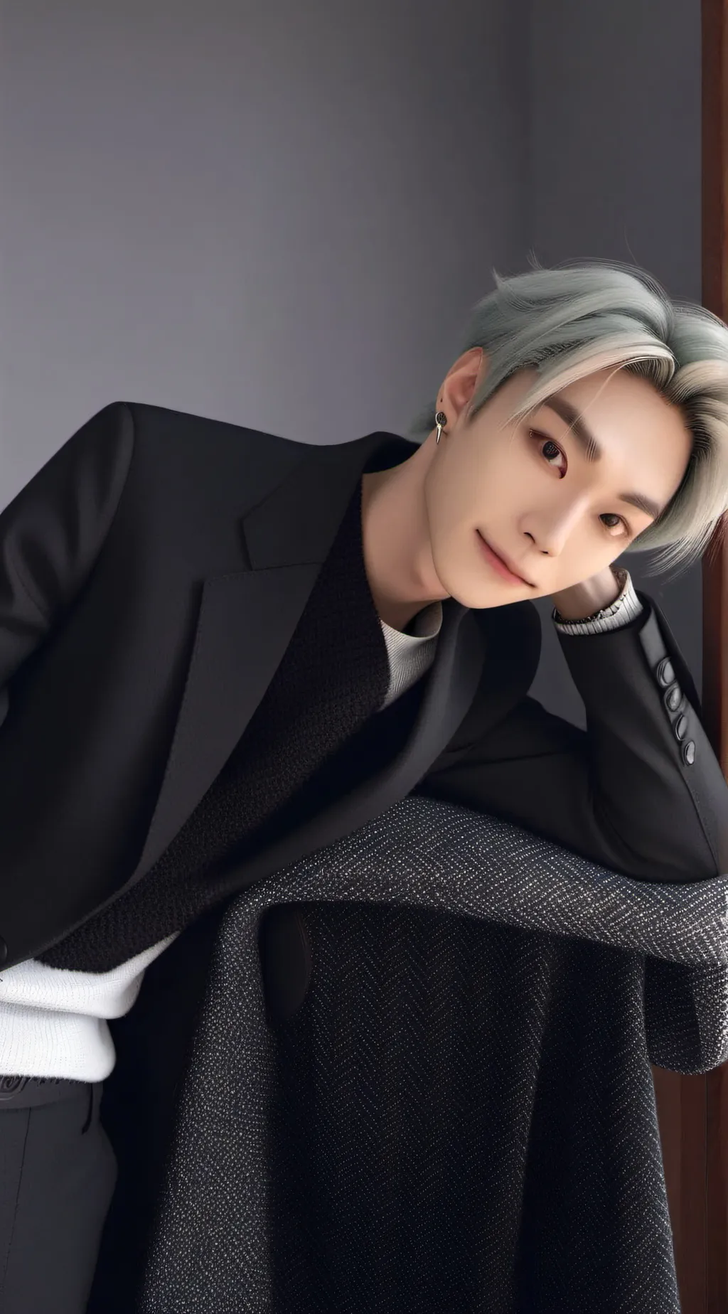 ai character: V from bts background