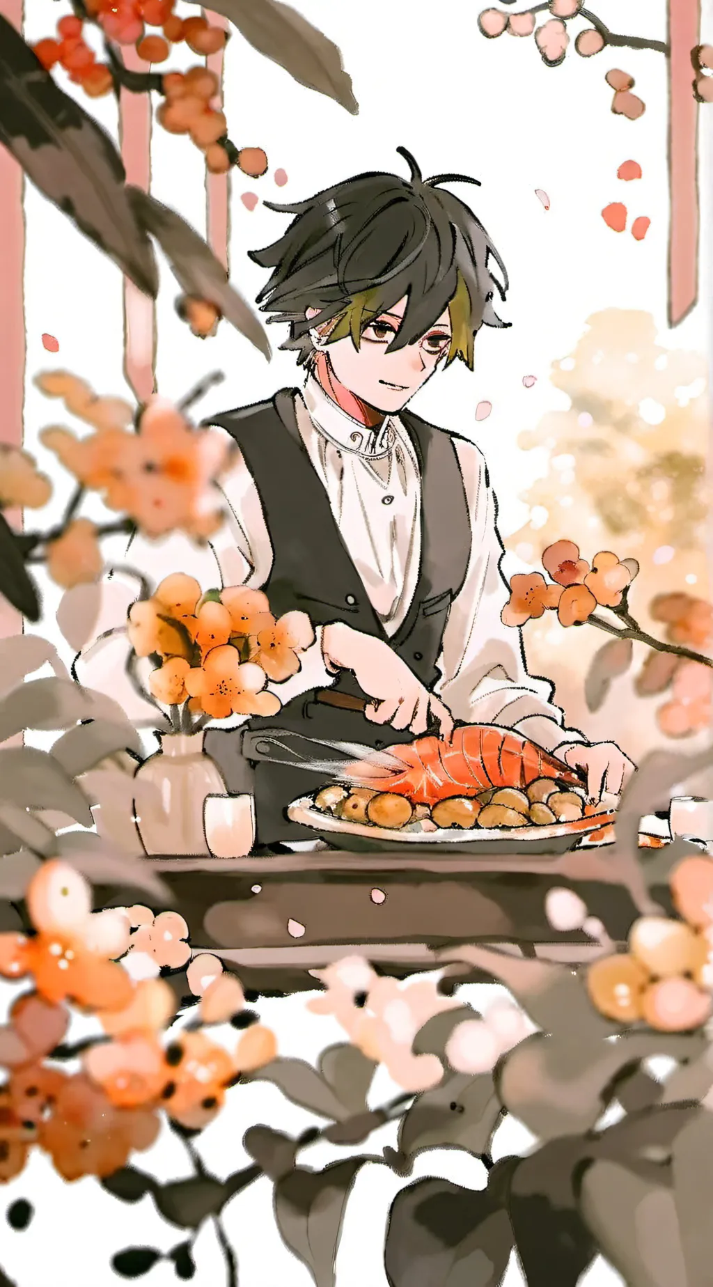 ai character: Bakudeku. background