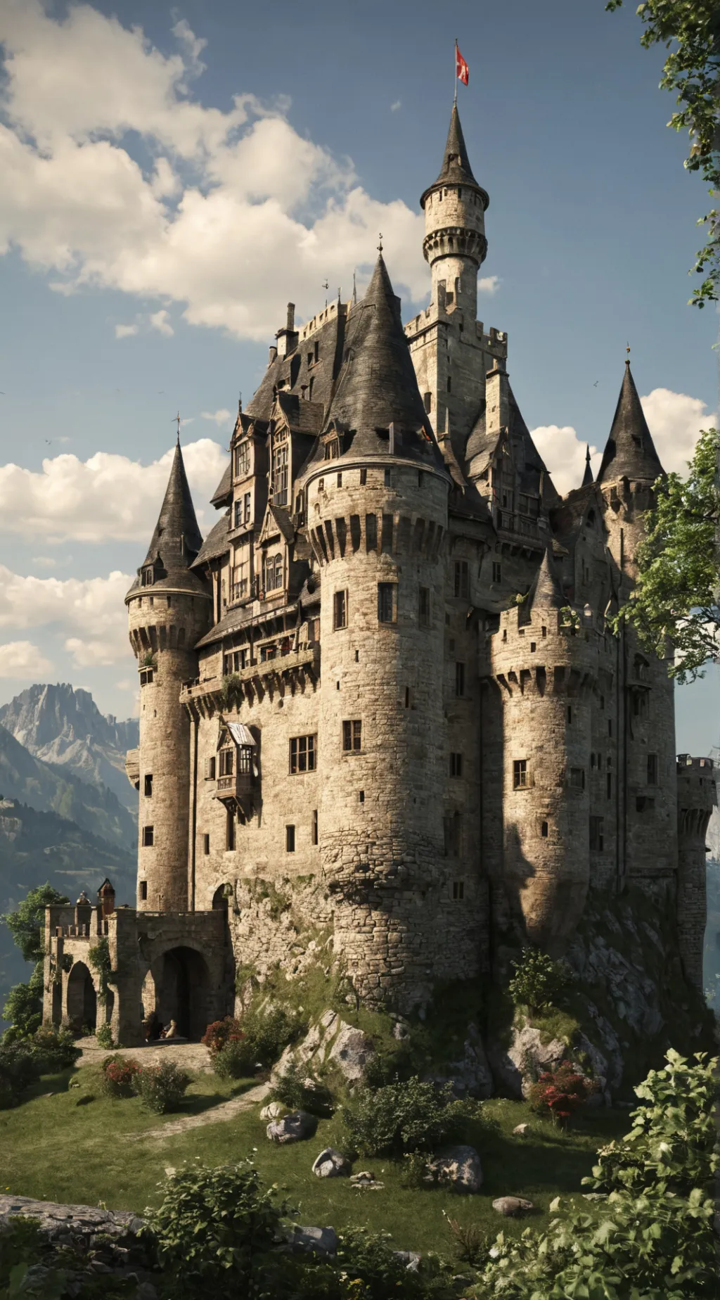 ai character: Hogwarts background