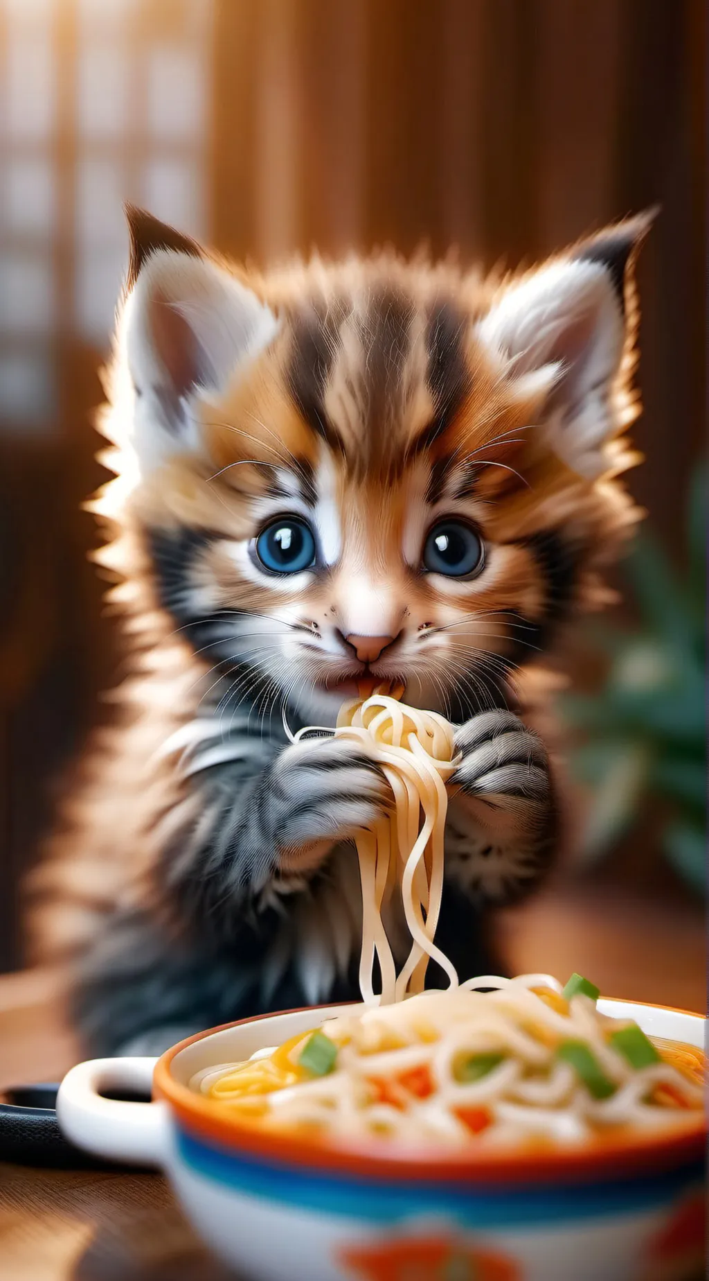 ai character: Kitten background