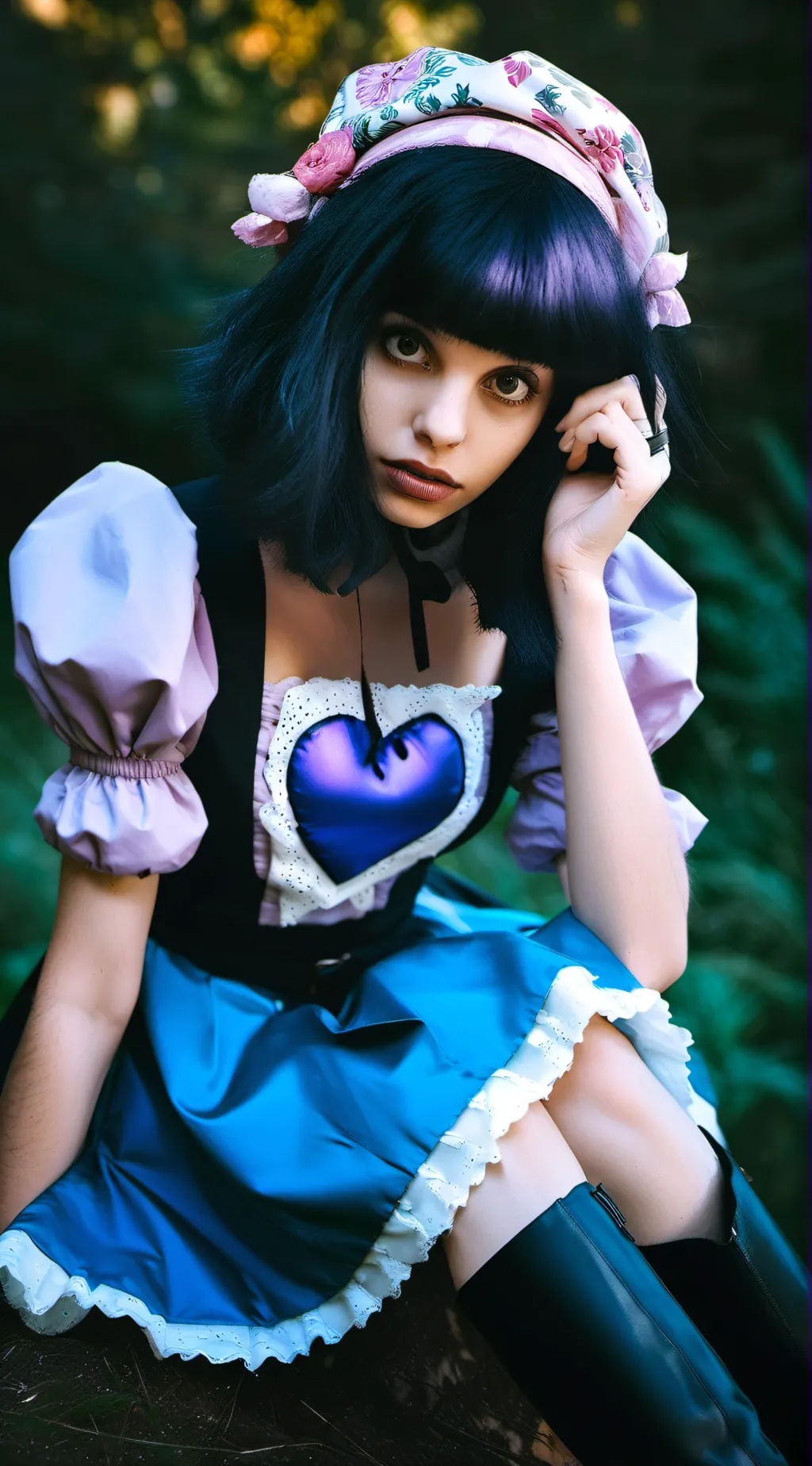 ai character: Melanie martinez background