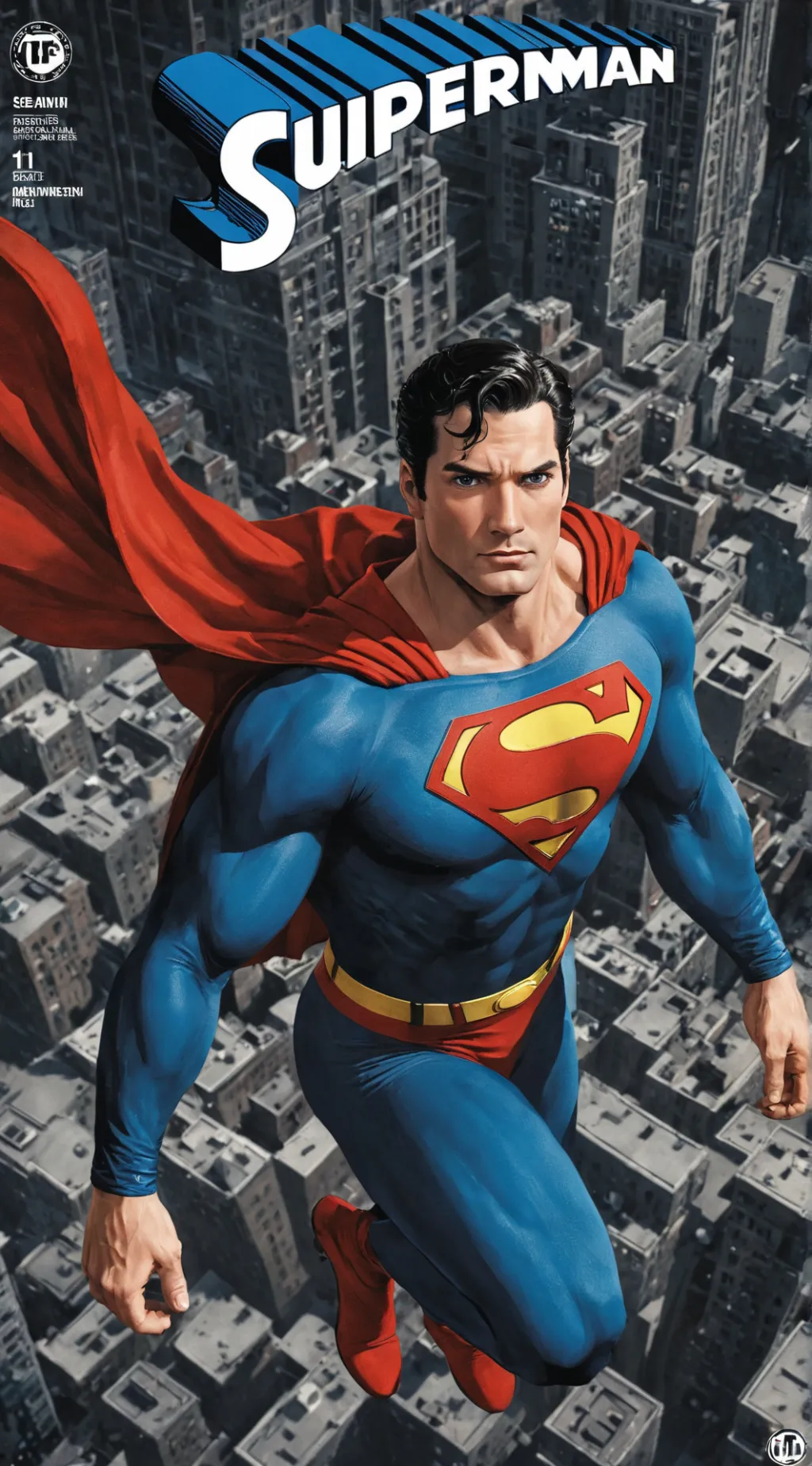 ai character: Superman  background