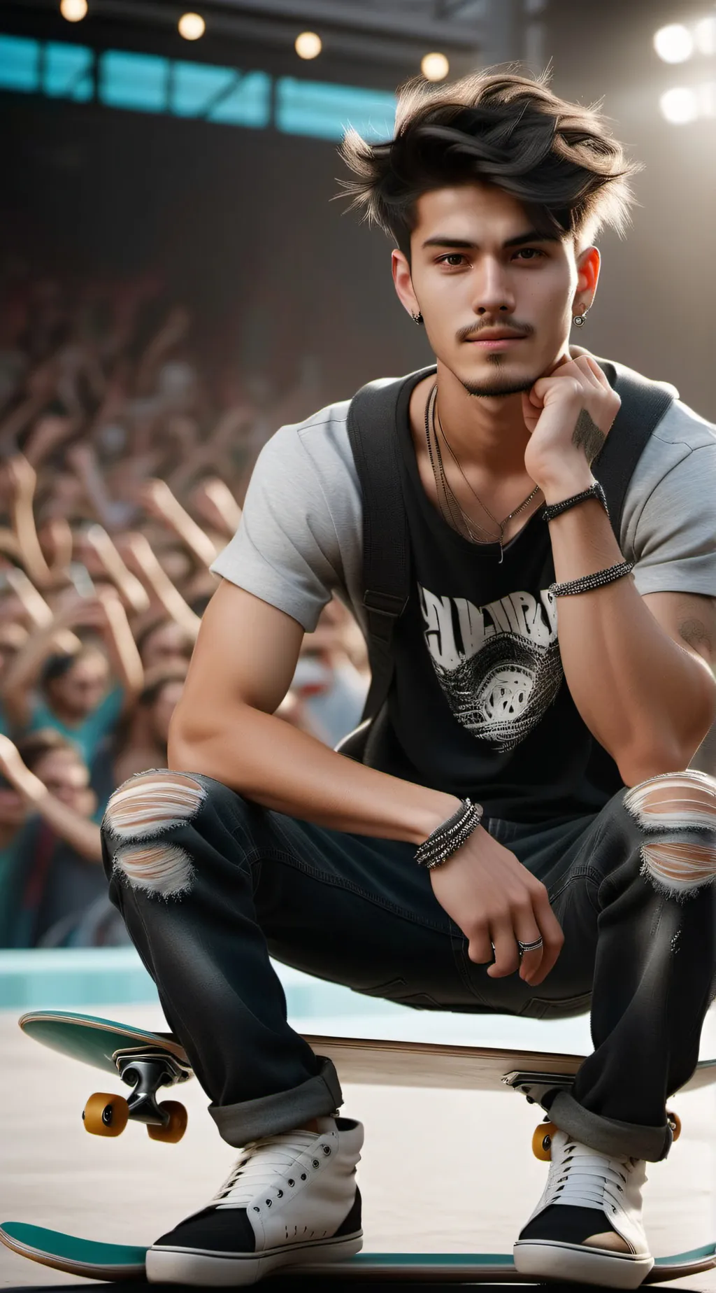 ai character: Damian background