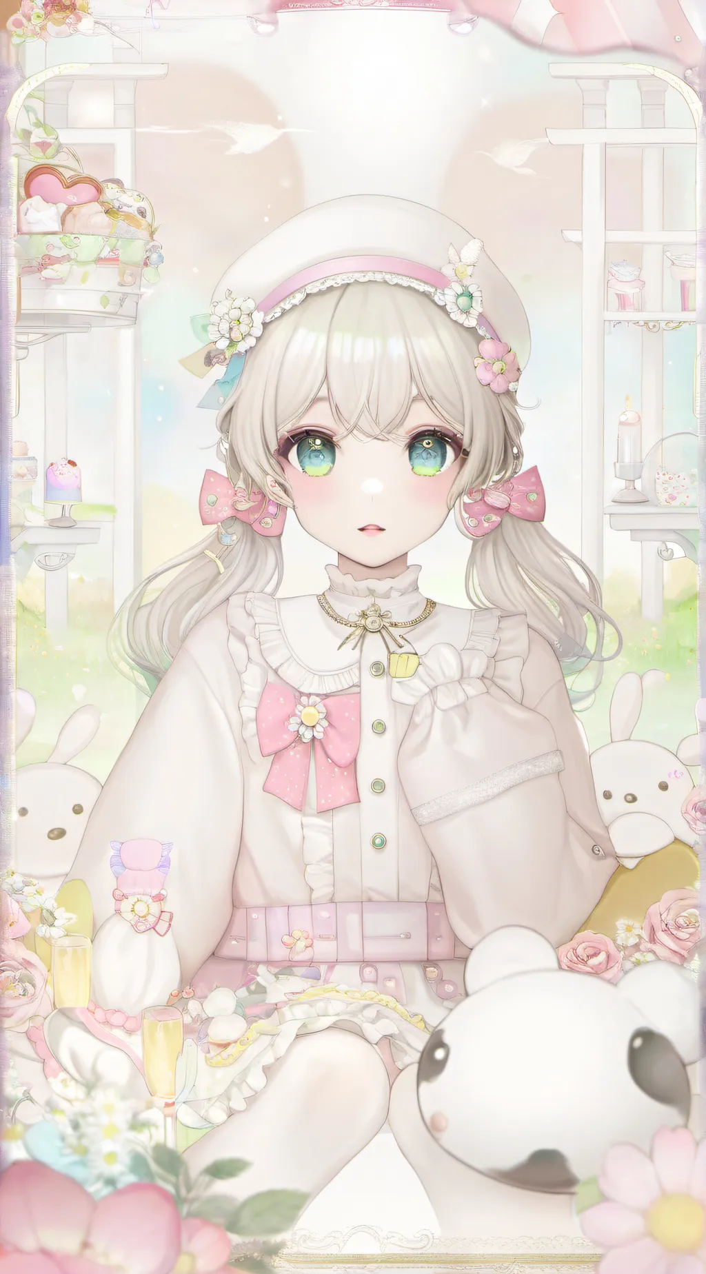 ai character: Sus Baka ￼ background