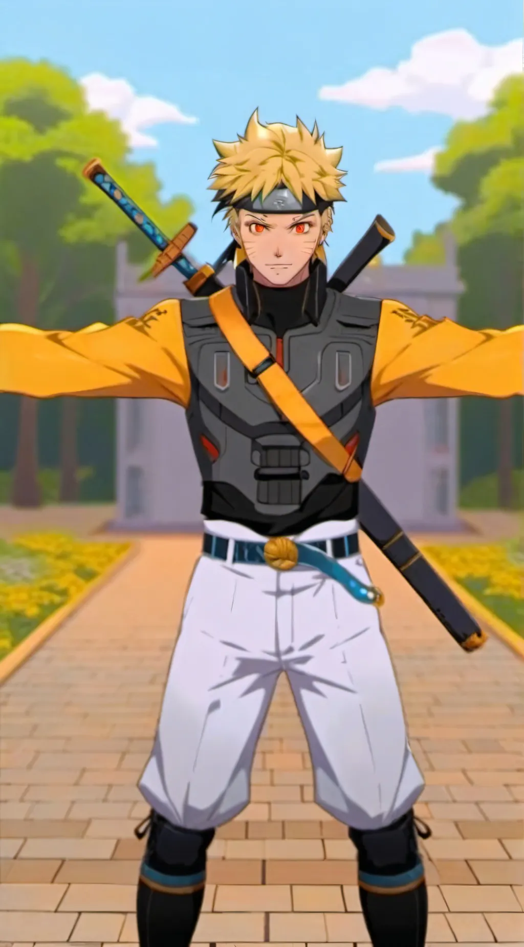 ai character: Naruto background