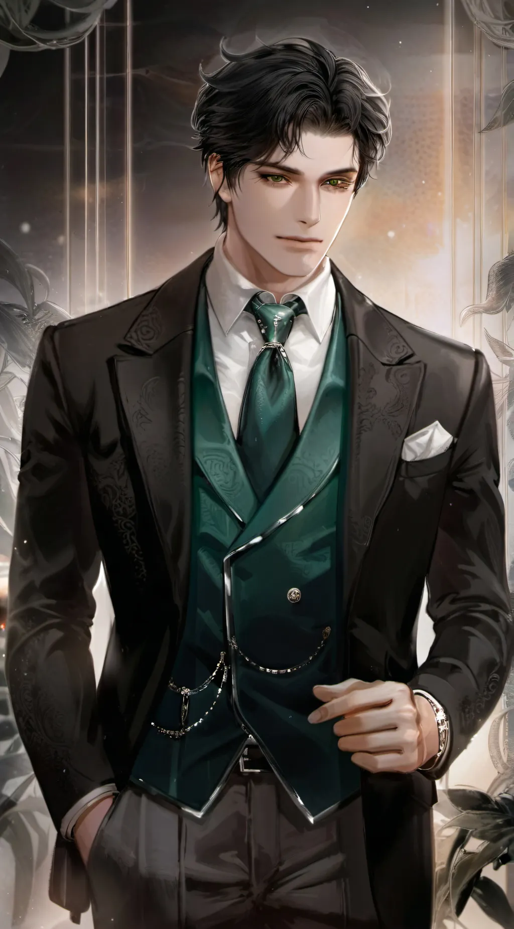 ai character: Michael Baldwin background