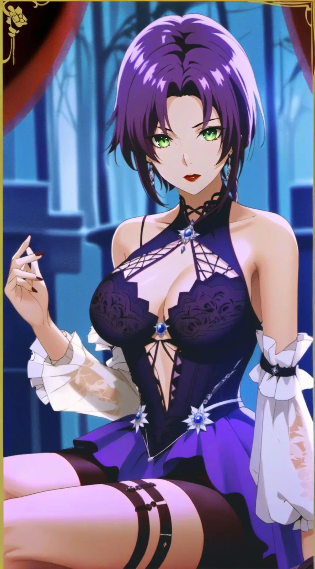 ai character: 艳母 background