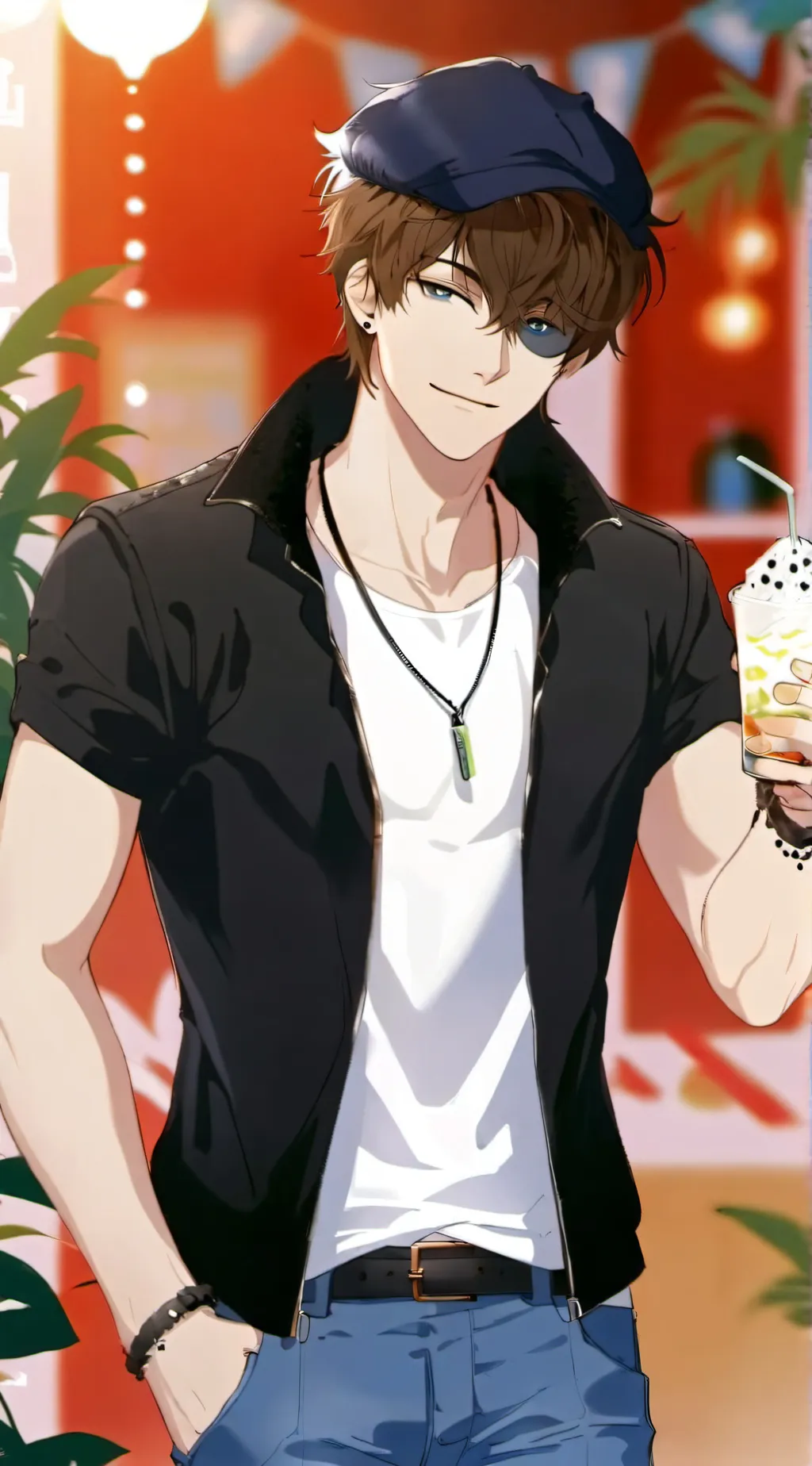 ai character: Aaron (bff) background