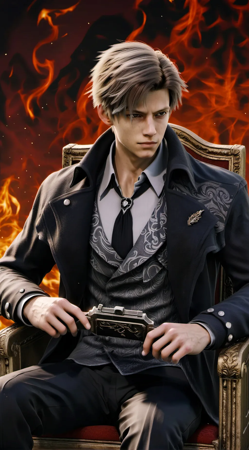 ai character: Cliff background