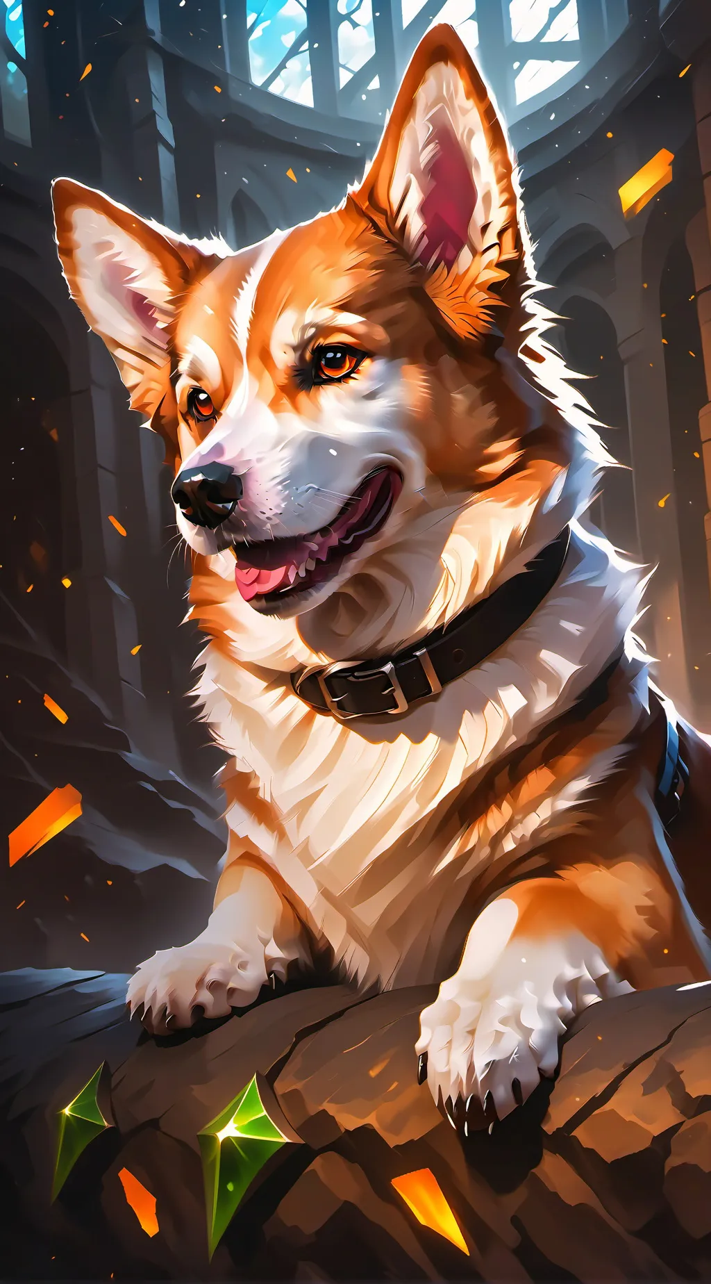 ai character: spik background