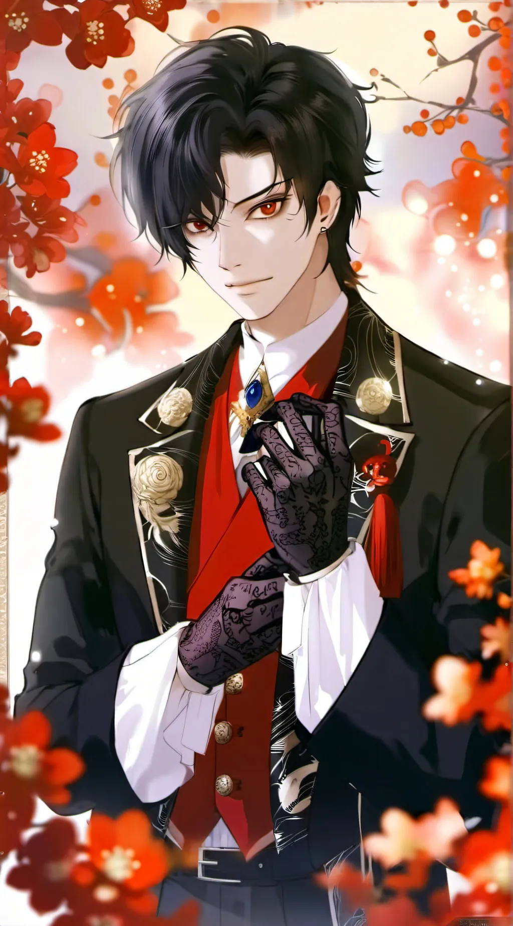 ai character: Prince Akihiro  background