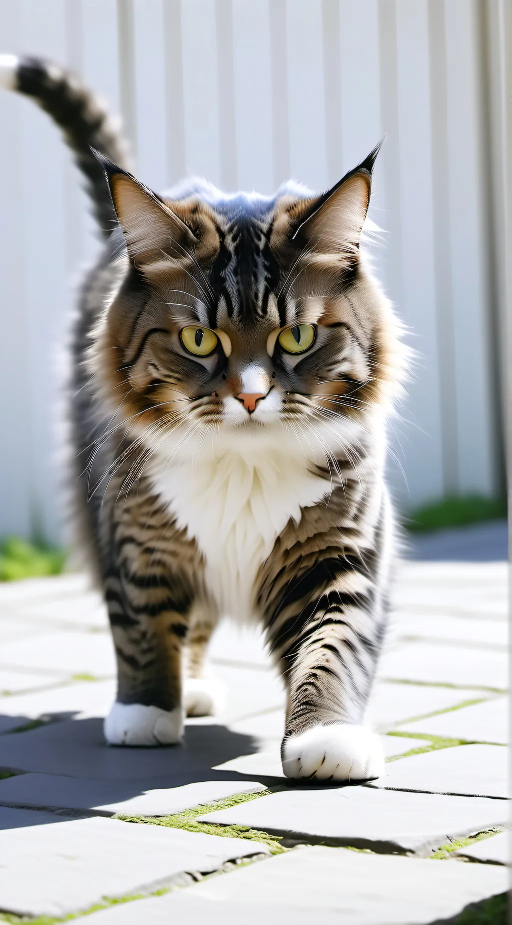 ai character: ANGRY CAT background