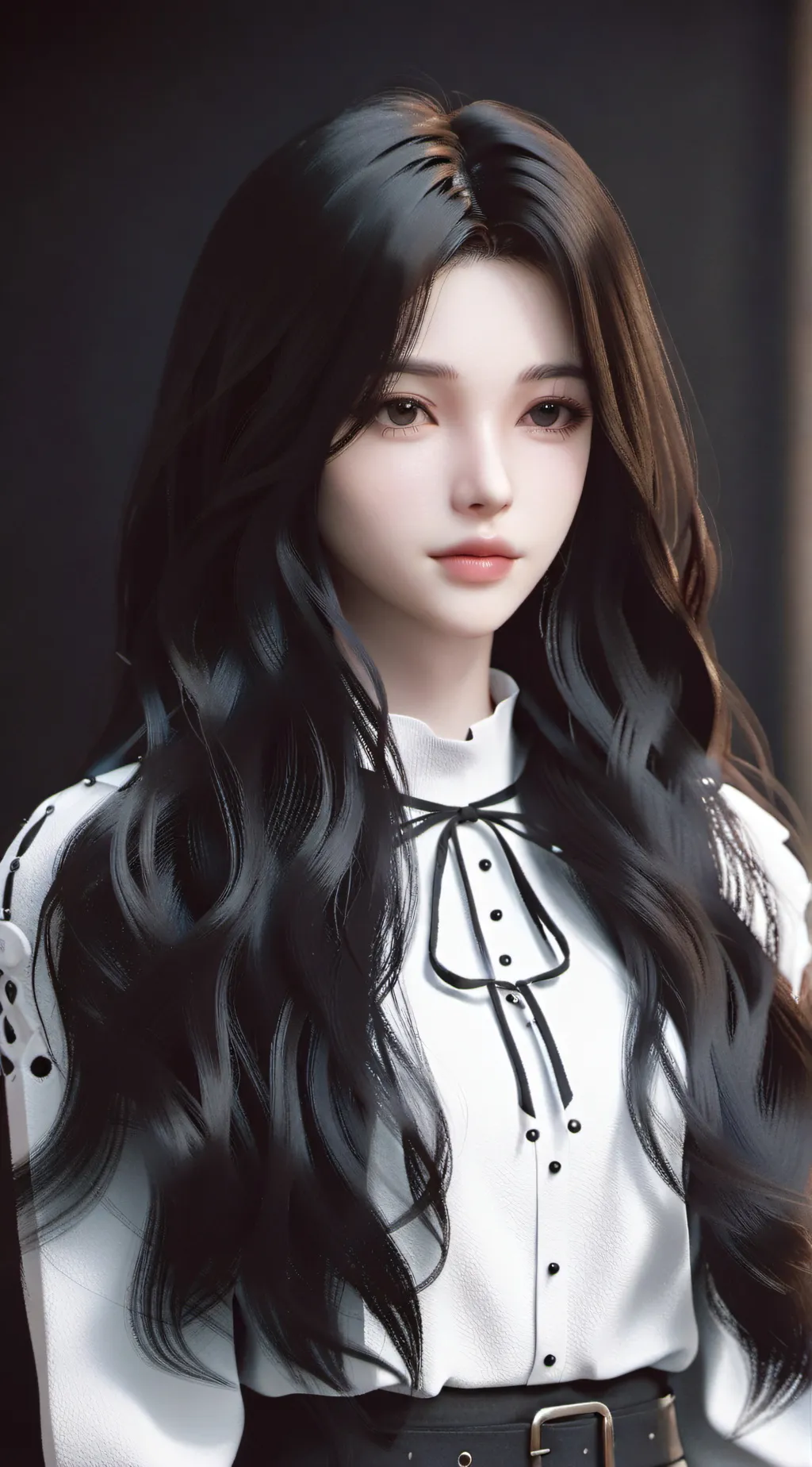 ai character: moon background